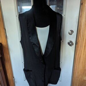 Vest Black Tuxedo type size small